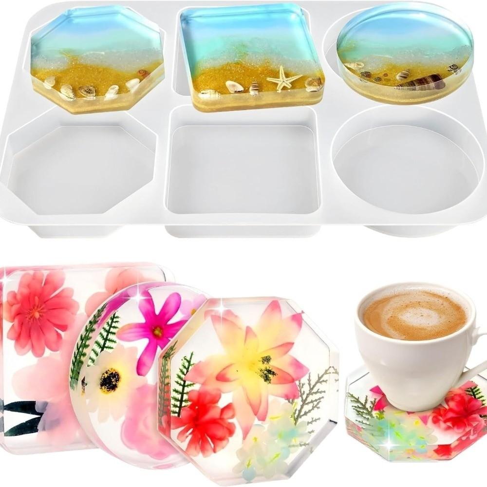 Creative DIY Resin Crafts Geometric Epoxy Resin Mold Dripping Glue Handicraft Mold  Home Decor