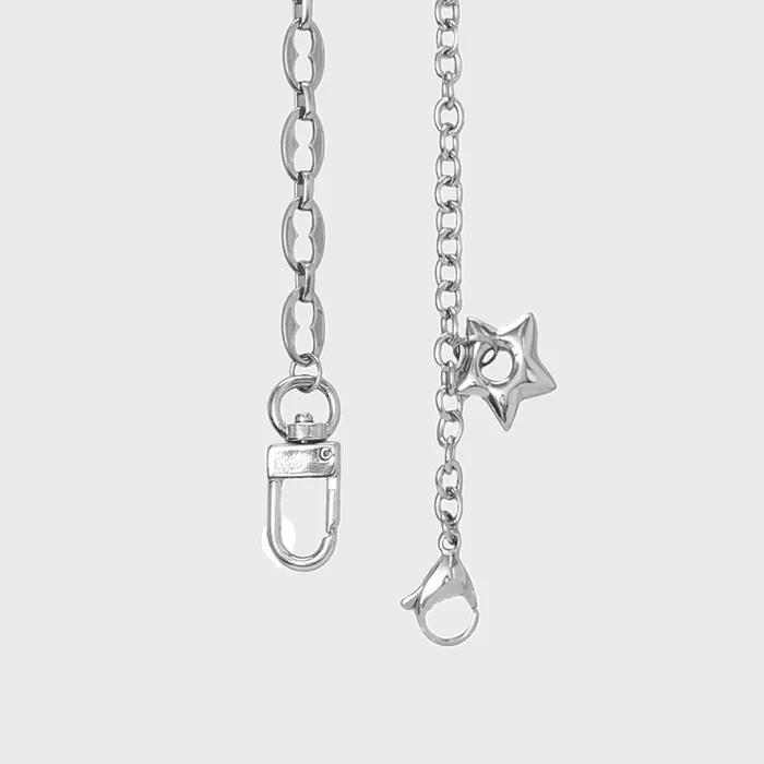 Silver Charm Chain Set (Silver)