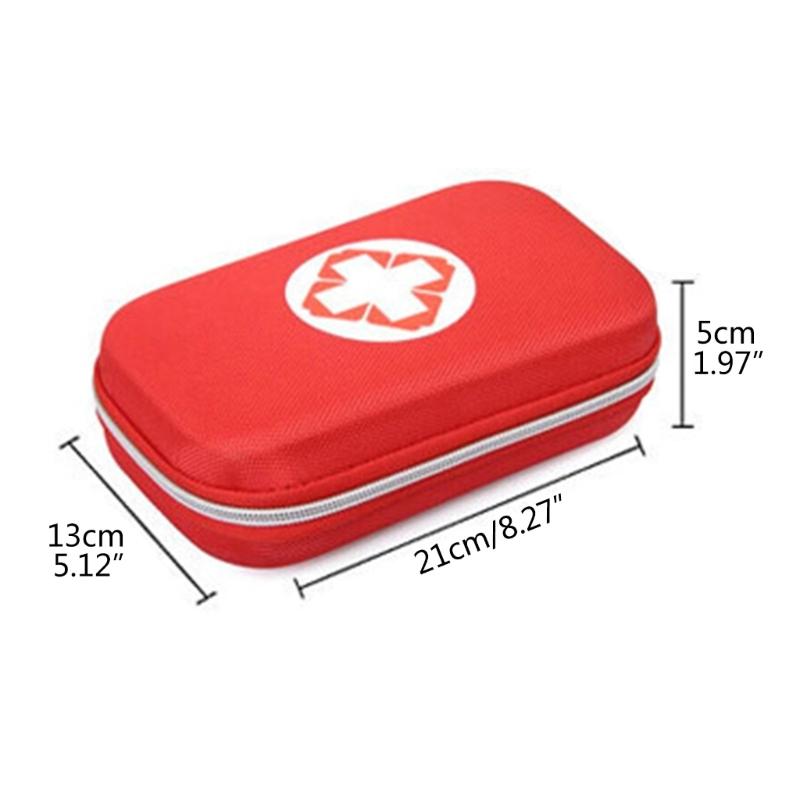 Petite Trousse de Premiers Secours Kits d'Urgence Portables Trousse de Traumatisme Pochette de Médicaments de Voyage pour Voiture, Maison, Camping et Randonnée Durable