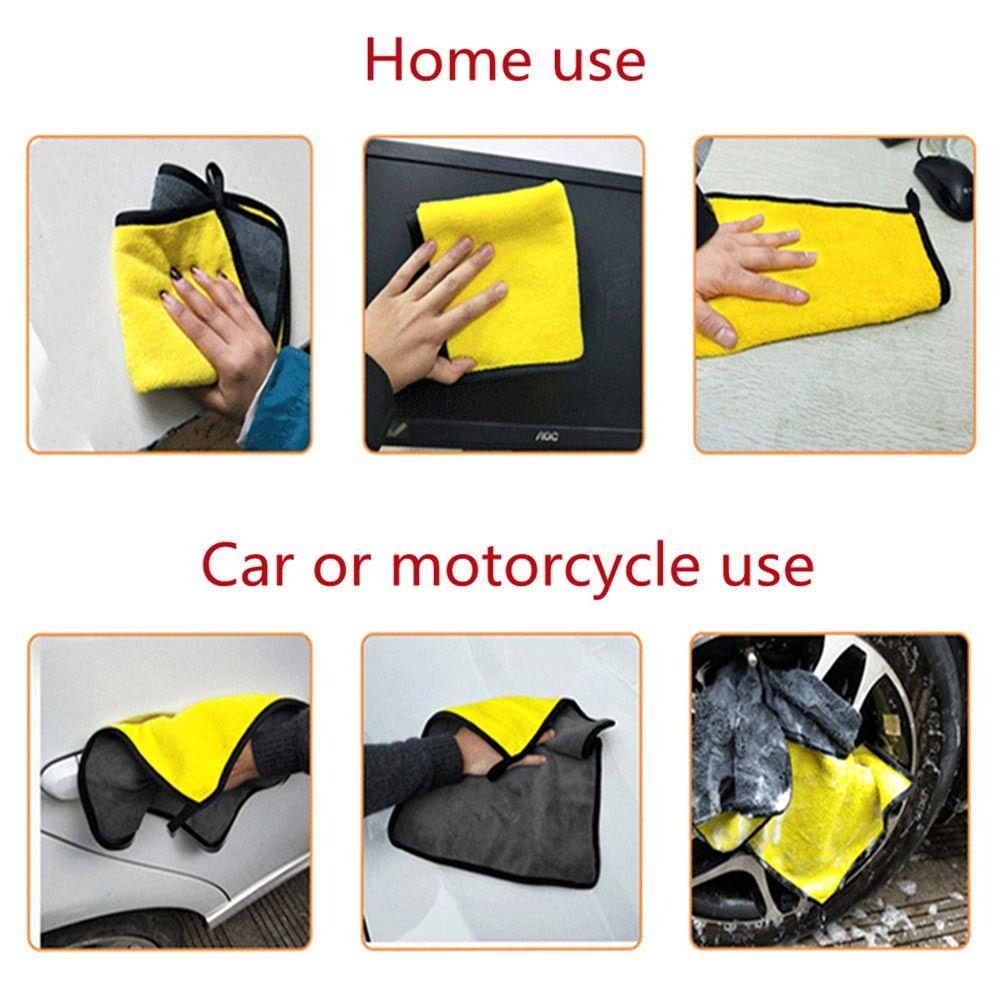 Motorcycle Velvet Car Super Absorbent Car Wash Towel Cleaning Drying Cloth Dishcloth Microfiber Towel