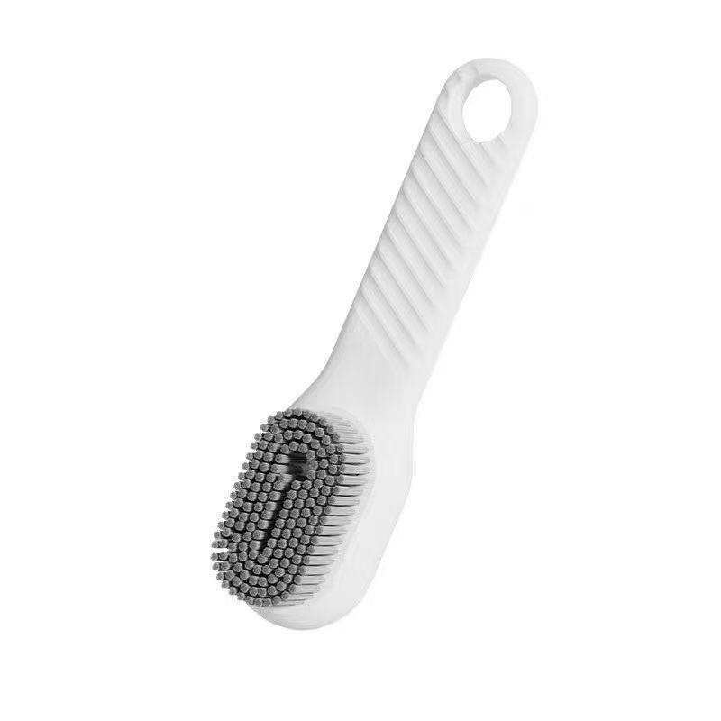 

Multifunctional Liquid Dispensing Shoe Cleaning Brush with Soft Bristles for Stain Removal - Gentle on Shoes