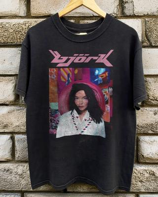 Bjork Tour 1996 Vintage Alternative Rock Graphic Tee