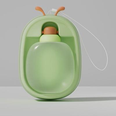 Foldable Portable Dog Water Cup Large Capacity Extrusion Type Pet Drinking Bowl Leak Proof Ladybug Shaped Dog Water Bottle