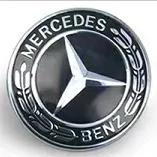 

For Mercedes Benz W204 W124 W201 W202 W212 W220 W205 57mm Star Flat Hood Bonnet Logo Emblem Badge automobile Accessorie