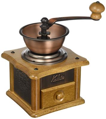 Coffee Mill Wooden Durable Cast Iron Cutter Copper Plate Mill Adjustable Coarseness Coffee Mill Mill Grinder Hand Mill Manual Coffee Beginner