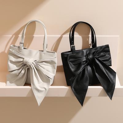 Niche Design Bow Handbag, Head Leather Ins Style Crossbody Bag, High-end Leather Women's Bag