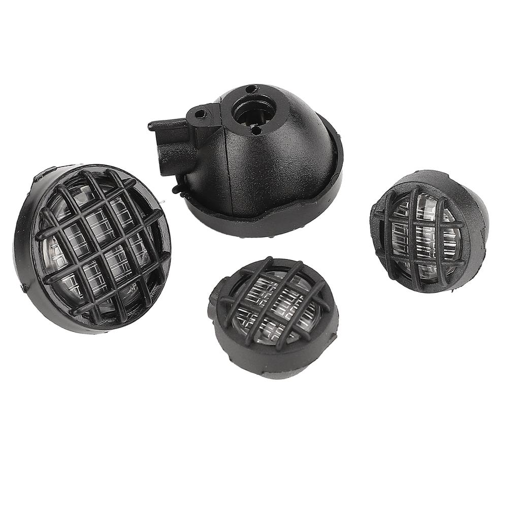 RC Round Light Cover Easy Install Plastic RC LED Light Cover for Traxxas for Hsp for Redcat for Axial Scx10 for D90 for