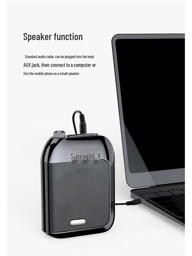 APORO T9 Wired Bluetooth High-Power Amplifier for Tour Guides and Teachers