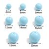 10-100pcs/lot 6/8/10/12/14/16/18/20mm Macaron Color Acrylic Beads Round Loose Beads For DIY Jewelry Making Necklace Bracelet