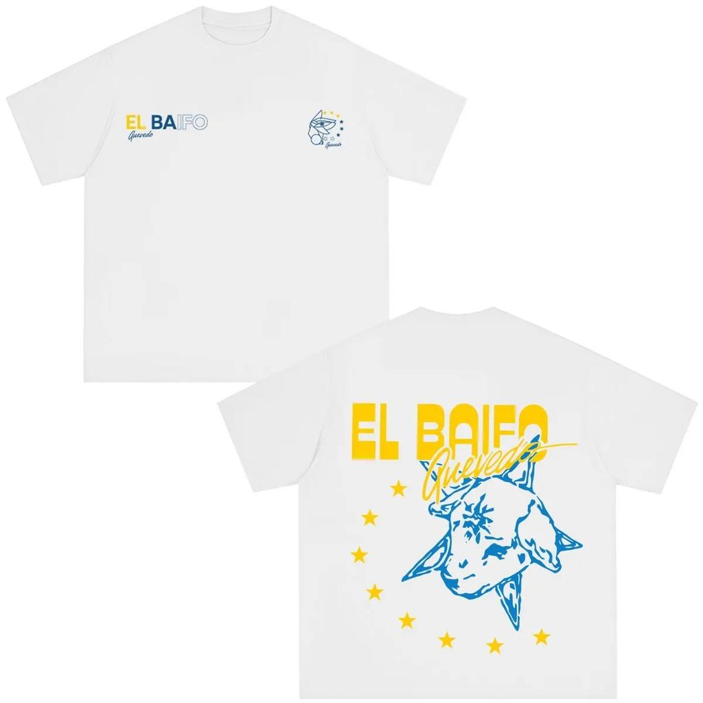 Quevedo El Baifo Album 2026 Tour Print T Shirt Summer Fashion Cotton Casual TShirt Unisex Unisex Fashion Clothing TShirt Fan Gifts