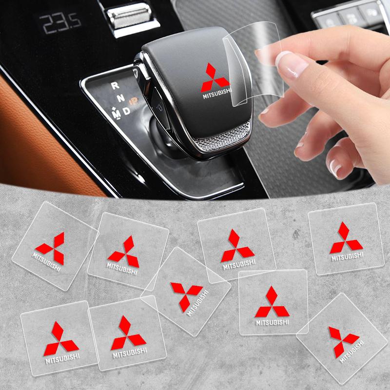 1/2/5/10 Stück Auto-Embleme Auto-Innenraum Dekor Logo Aufkleber Für Mitsubishi Mirage G4 KU8