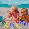 Extra Große Tauch Edelstein Poolspielzeug, 60MM Extra Großer Acryl Diamant Bunt Piraten Schatz Tauch Edelsteine für Sommer Schwimmparty Mitgebsel, 5 Stück Zufällige Co