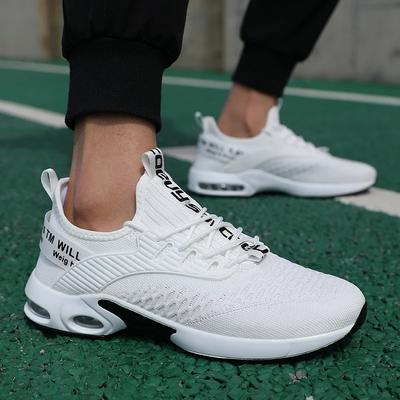 Zomer Mannen Schoenen Mesh Casual Sportschoenen Lente Zomer Schoenen Tennis Lichtgewicht Wandelen Zwarte Sneakers Artikel