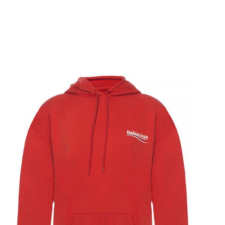 Balenciaga Campaign Logo-print Hoodie 556103TBV146403