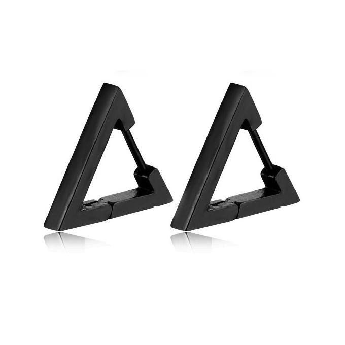 

Панк-рок из нержавеющей стали, 3 цвета, мини-серьги с геометрическим рисунком, новые модные серьги-кольца для женщин и мужчин, модный подарок для вечеринки A3