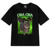 New In Funny Oiia Oiia Spinning Cat Meme Printed T Shirt Men Women Harajuku Oversized Tops Unisex Short Sleeve T-shirts