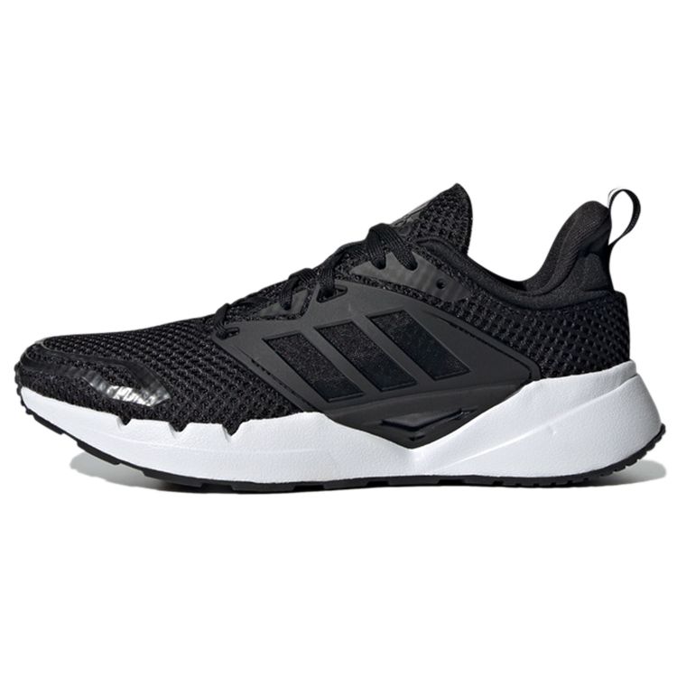 Adidas Ventice Comfortable Sports Fabric Synthetic Leather Breathable Low-Top Running Shoes Women Sneakers Black White FY9609