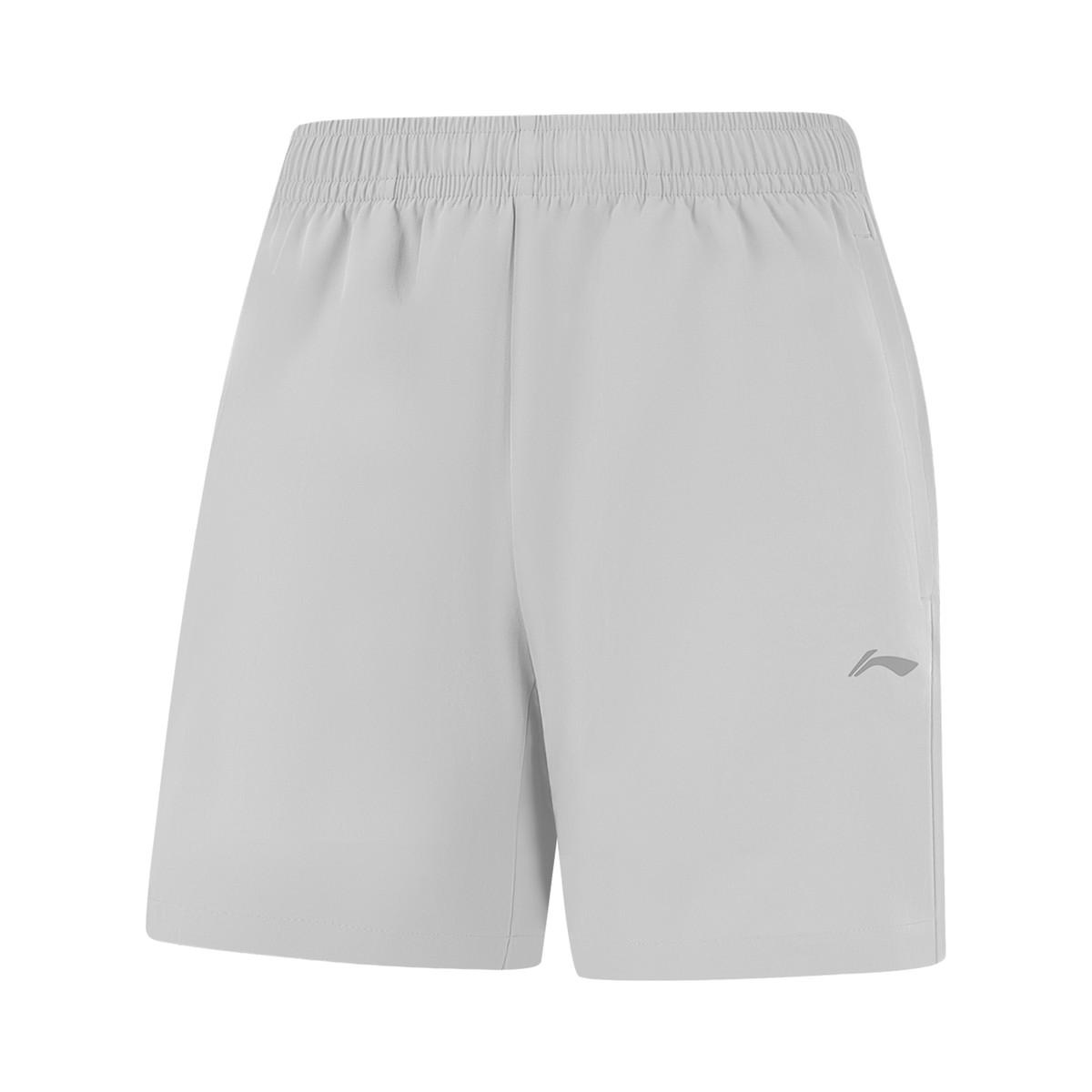 Li-Ning Fashion Quick-Dry Breathable Shorts Women bottoms Ultimate-Gray AKSW430-1 S