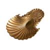 Metal Shell Plate Golden Tray Desktop Storage Container Jewelry Plate Jewelry Dish Trays Decorative Retro Shell Tray