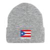 Puerto Rico Flag Warm Knit Cap Beanie, Patriotic Skullies Beanies Windproof Thermal Simple Headwear Knitted Cap Beanie