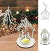 DIY Religious Candlestick Wooden Wooden Chip  Ornaments Christmas Religious Pendant  New Year