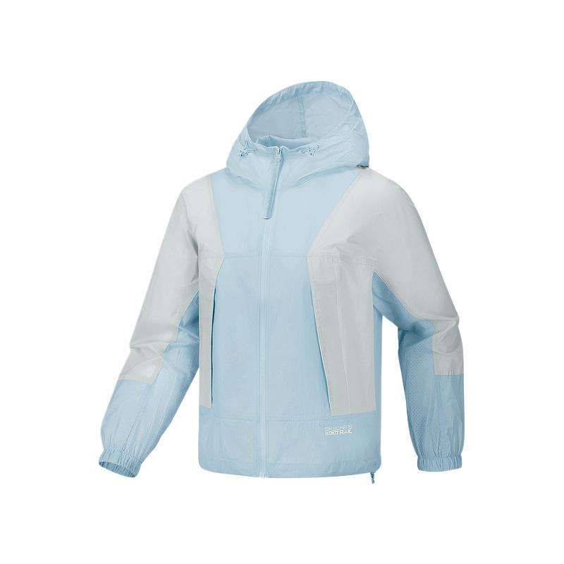 Skechers Color Block Long Sleeve Hooded Jacket Women jackets P226W117-022G S