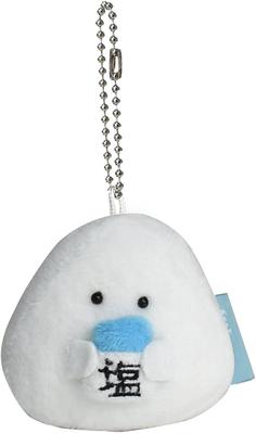 Ippinsha Gyutto Onigiri-san Onigiri Salé-san Peluche Mascotte Mini avec Chaîne, Cadeau 47176