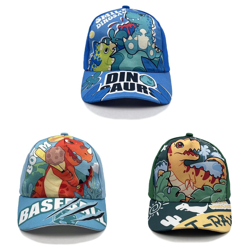 Dinosaur Cartoon Kids Baseball Cap With Sun Protection For Summer Play And Outdoor Activities