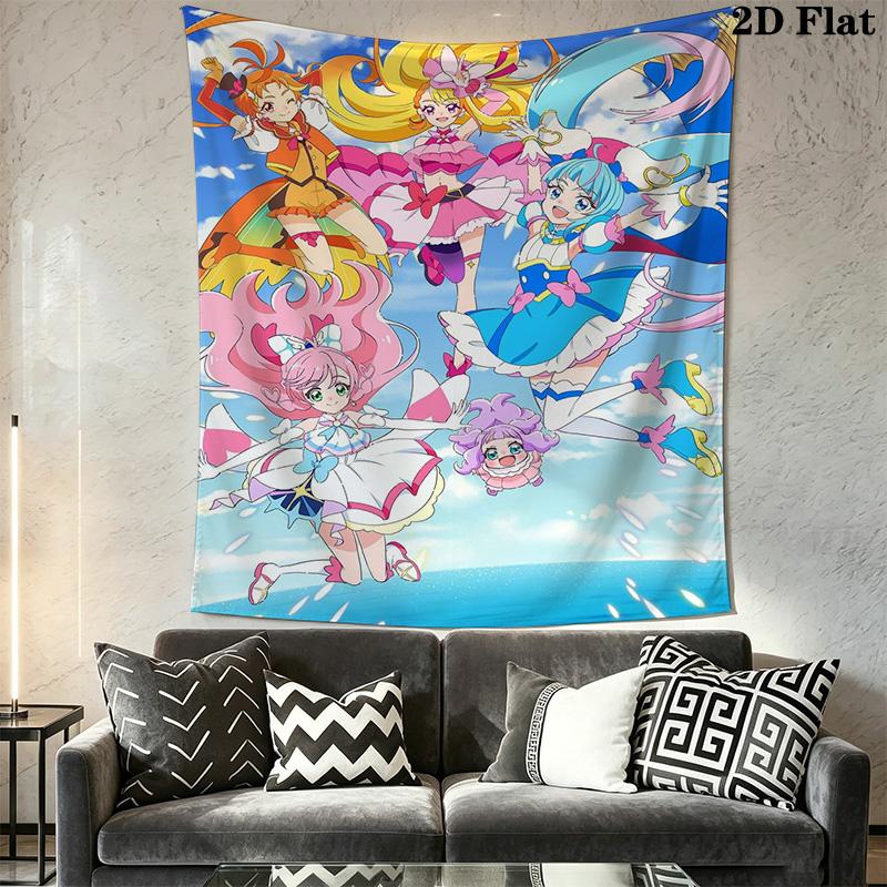 Pretty Cure Pattern Home Decor Tapestry, Wall Hanging, Decorative RV Wall Cloth.DGT261018196