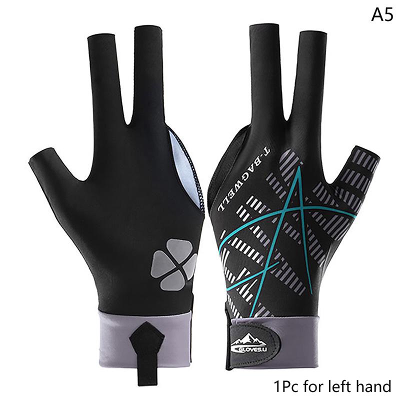 1 Pezzo Guanto da Biliardo Snooker Guanto da Biliardo Adesivi Antiscivolo Elasticità Guanti da Allenamento Biliardo Accessori