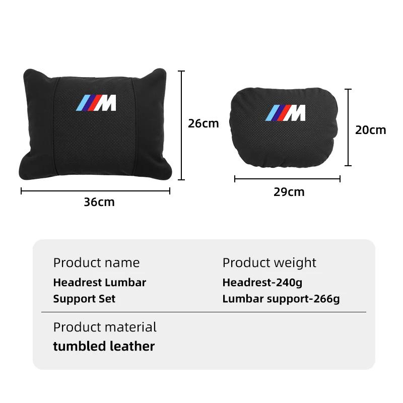 KLIB4 New Car Accessories Flip Fur Headrest Lumbar Support For BMW G30 G20 M3 M5 E46 E92 E93 E60 E70 X3 X4 X5 X1 E39 F30 F10 F30
