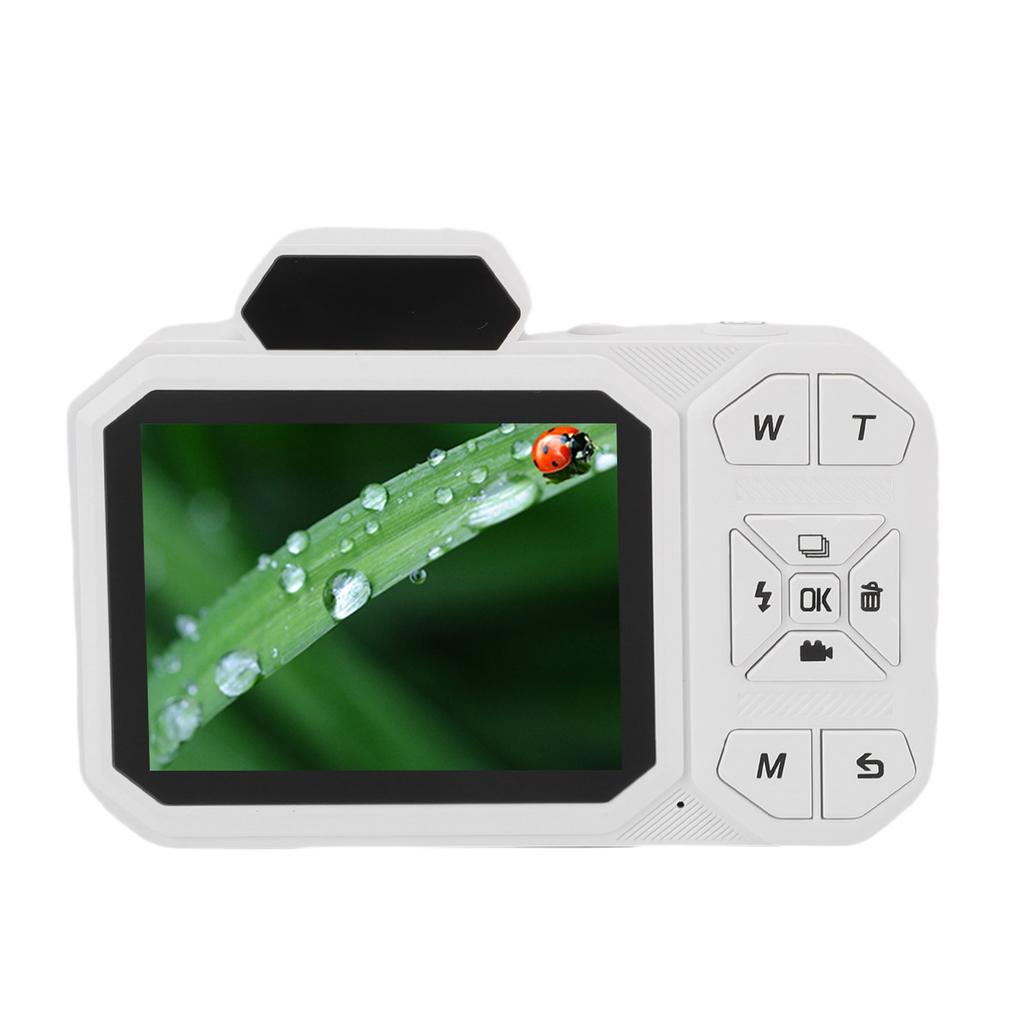 4K Digital Camera Auto   65MP Vlog Camera with 18x Digital Zoom LED Flash 2.88 Inch HD Screen for Photography Travel