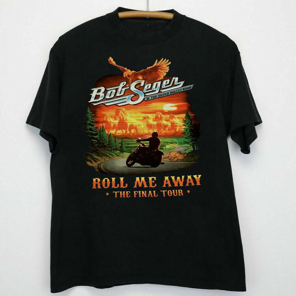 Bob Seger Final Tour Concert Men T-Shirt Black Cotton BL219 Unisex T-Shirt M