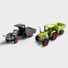 Pull Back Tractor Model Toys Zinc Zinc Alloy Diecast Farm Vehicle Toy Agricultural Tractors Toy  Kids Gifts