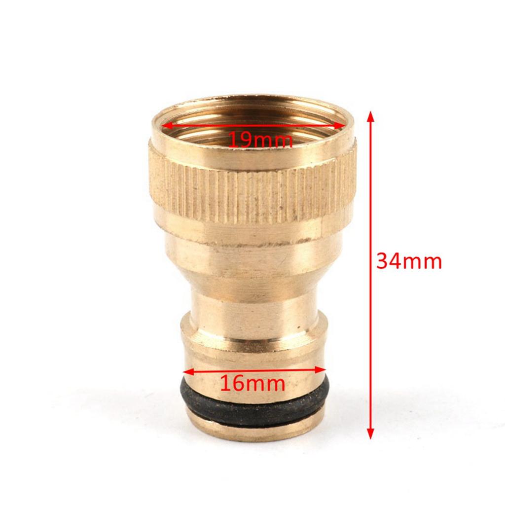 Tool Irrigation Brass Faucet Nozzle Adapter Hose Fitting Water Gun Joints Thread Quick Connector