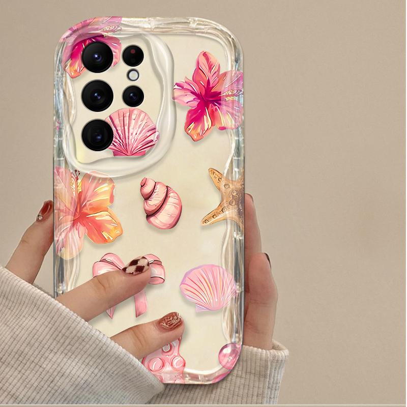 Clear Case For Samsung Galaxy S24 S25 Ultra S23 S22 S21 Plus FE A56 A36 A26 A16 A06 A15 A25 A35 A55 5G Colorful Marine Organism