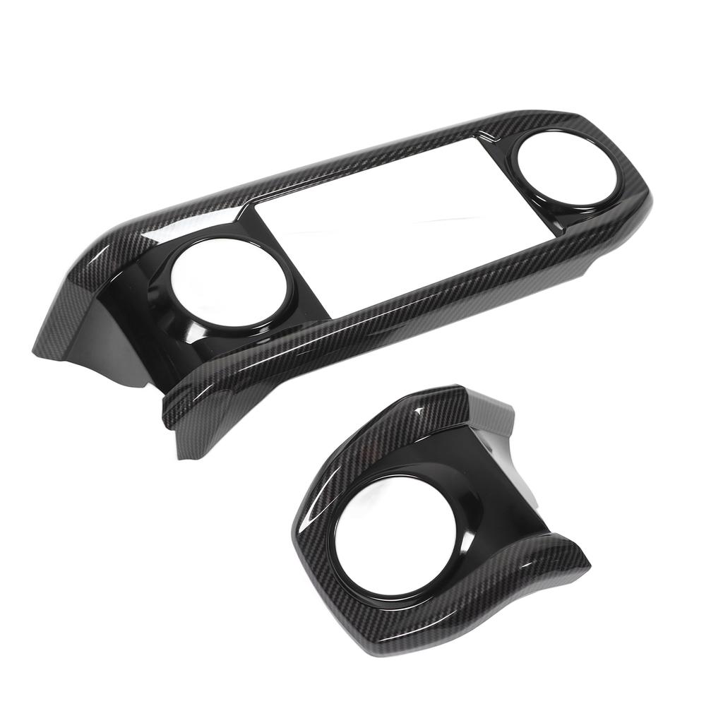 Center Console Dashboard Meter Panel Frame Cover Trim Carbon Fiber Style Replacement for Tacoma 2016‑2020