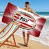 Asciugamano da Spiaggia PSV Eindhoven, Asciugamano Grande Morbido Asciugatura Rapida per Spiaggia Campeggio Nuoto