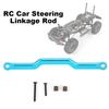 Aluminum Alloy Steering Linkage Rod with Screws Fit for RGT 136100 1Celsius10 RC Car