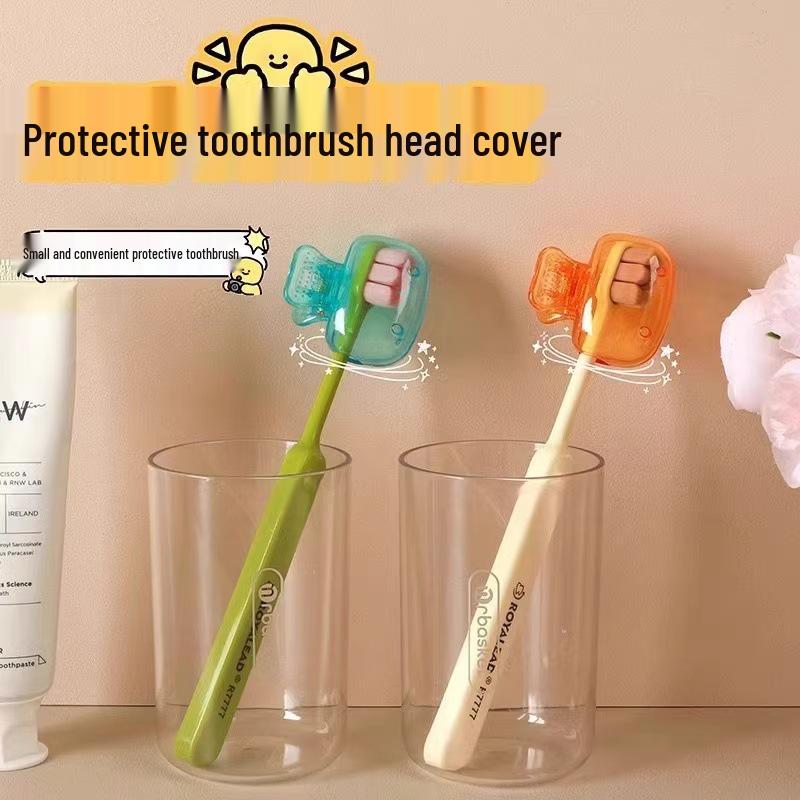 Douyin Toothbrush Holder Clip: Portable Travel Protective Cap