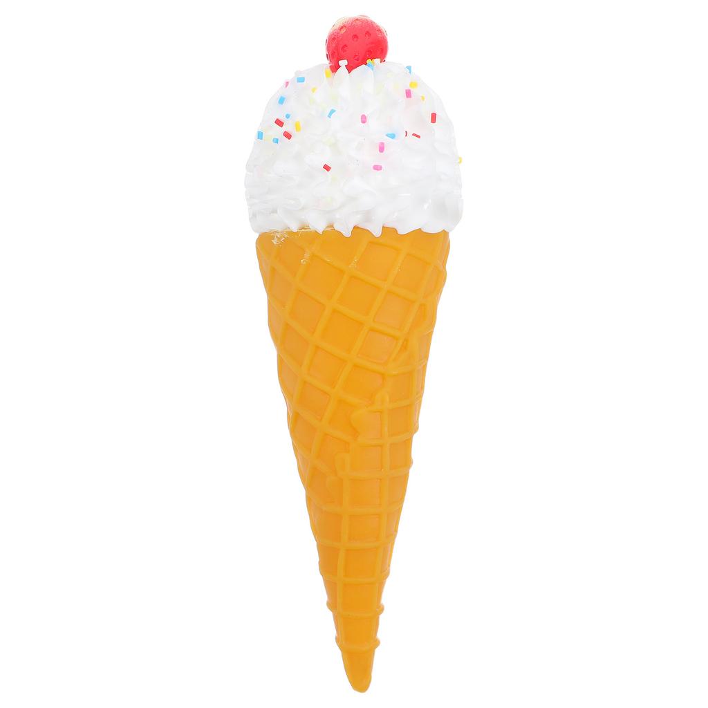 Realistic Ice Cream Cone Prop Lifelike Simulated Ice Cream Cone for Dessert Shop Party Food Display Photography Decoration