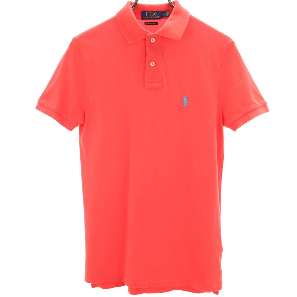 Polo Ralph Lauren Short Sleeve Custom Slim Fit Polo Shirt XS Red Series Men's Used