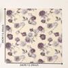 1Pc 34x34cm Thin Cotton Retro Flower Printed Women Pocket Handkerchief Scarf Absorbent Wipe Sweat Towel