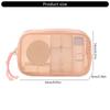 Large Capacity Mesh Cosmetic Travel Bag Dust Resistant Ventilation Portable Toiletry Organizer For Gym And Daily Use