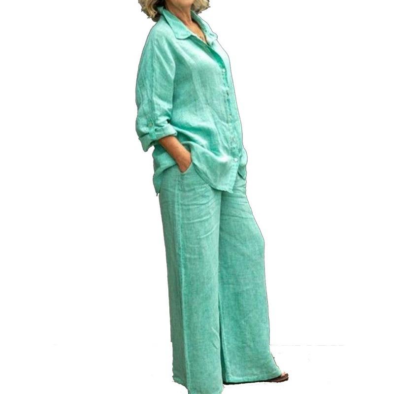 2023 Women's Casual Urban Shirt Set