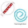 10pcs 50cm Colorful Acrylic Link Chains Extension Chains For Jewelry Making DIY Necklace Bracelet Keychain Bag Chain Accessories