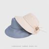 Summer Sun Hat Women's Bow Fisherman Hat Large Brim Basin Hat