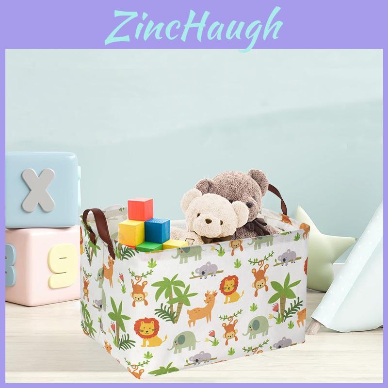 Childrens Cartoon Storage Bin With Polyester Material For Bedroom Playroom Organization