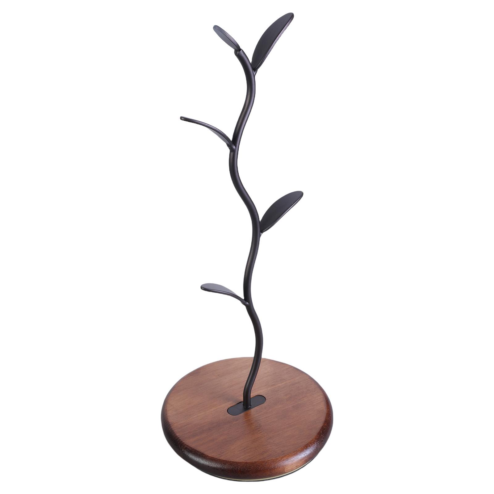 

Элегантный держатель для кофейных кружек на кухонной стойке с 4 крючками и прочным основанием для организации дома кухонные принадлежности бронзовый