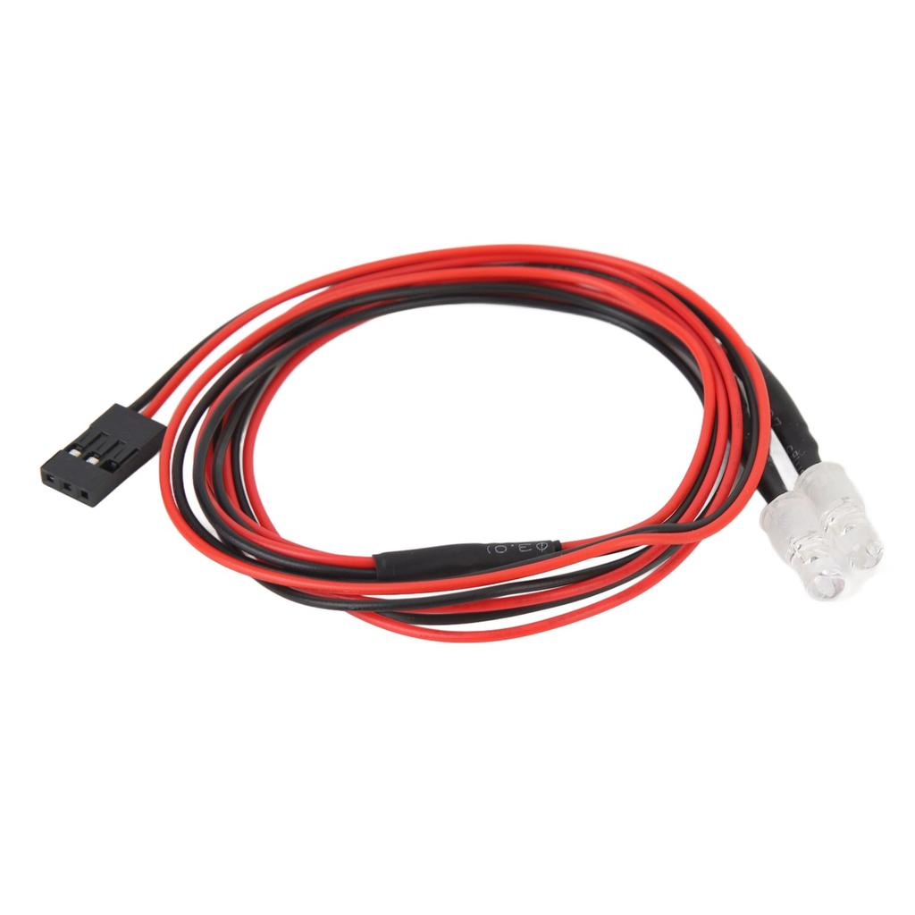 5pcs RC Car LED Light Universal High Brightness Red Light 5mm Lamp Beads 2 LED RC Light Kit for Traxxas for Hsp for Redcat
